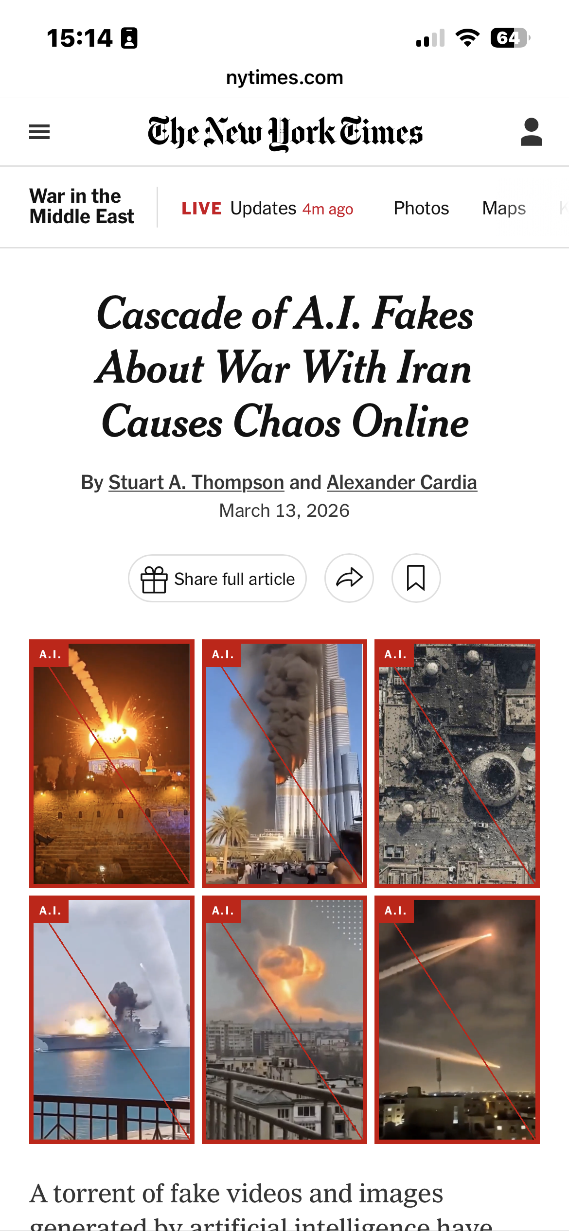 Grok verification thread identifying recycled June 2025 footage from Bat Yam