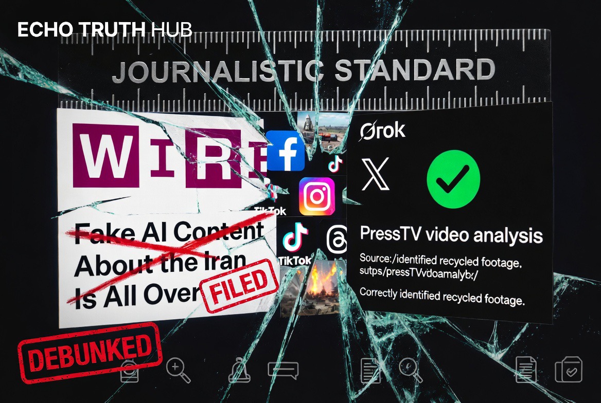 WIRED Journalistic Standard — Debunked by Echo Truth Hub