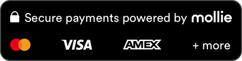 Secure payments powered by Mollie – Cards and more